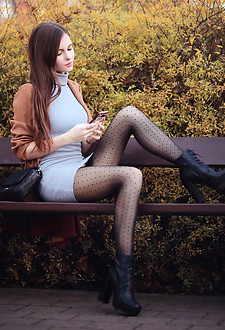 Ariadna Majewska hot legs in nylons #024