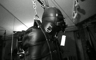 Swinging In Space sees a slave in complete sensory deprivation, unable to move and at the total mercy of his Mistress.